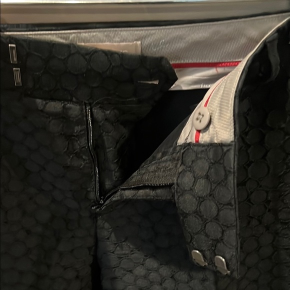 Banana Republic Black Patterned Pants size 10 - Picture 11 of 15